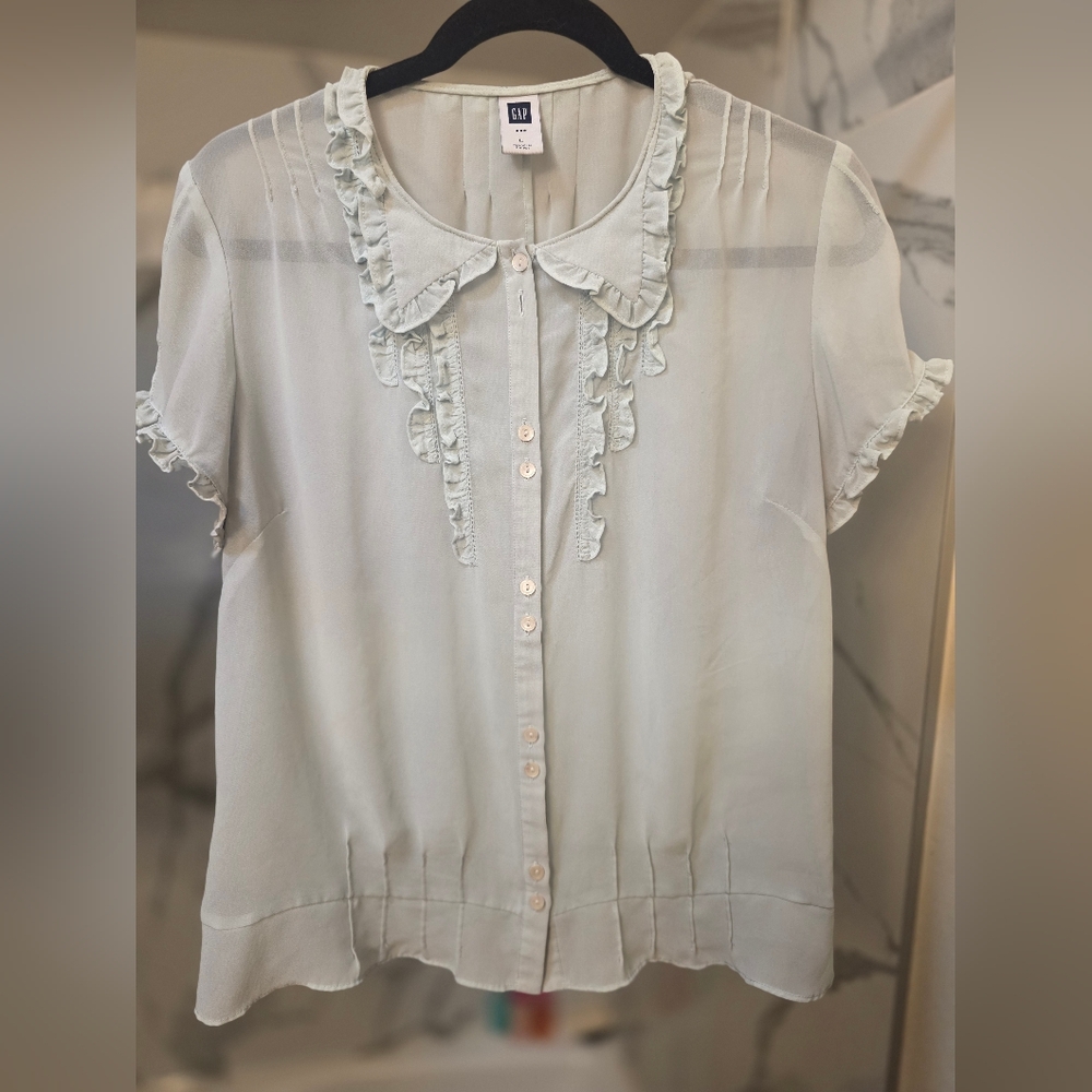 GAP Elegant Light Cream Blouse
